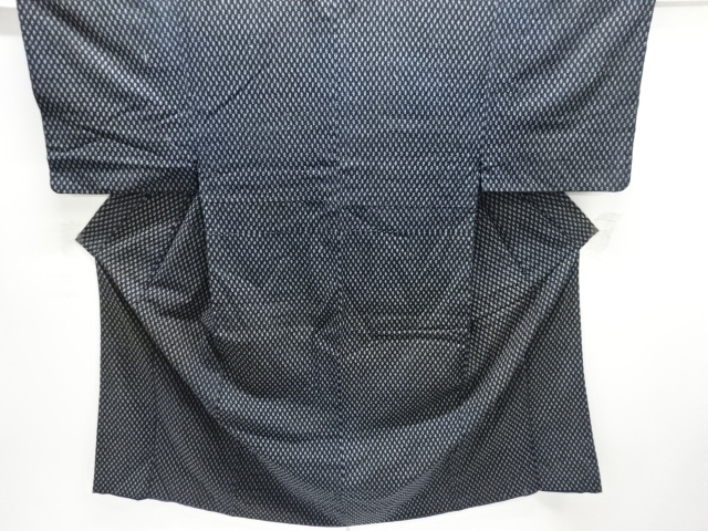 JAPANESE KIMONO / ANTIQUE MENS KIMONO / COTTON / KURUME SHOSEI KASURI